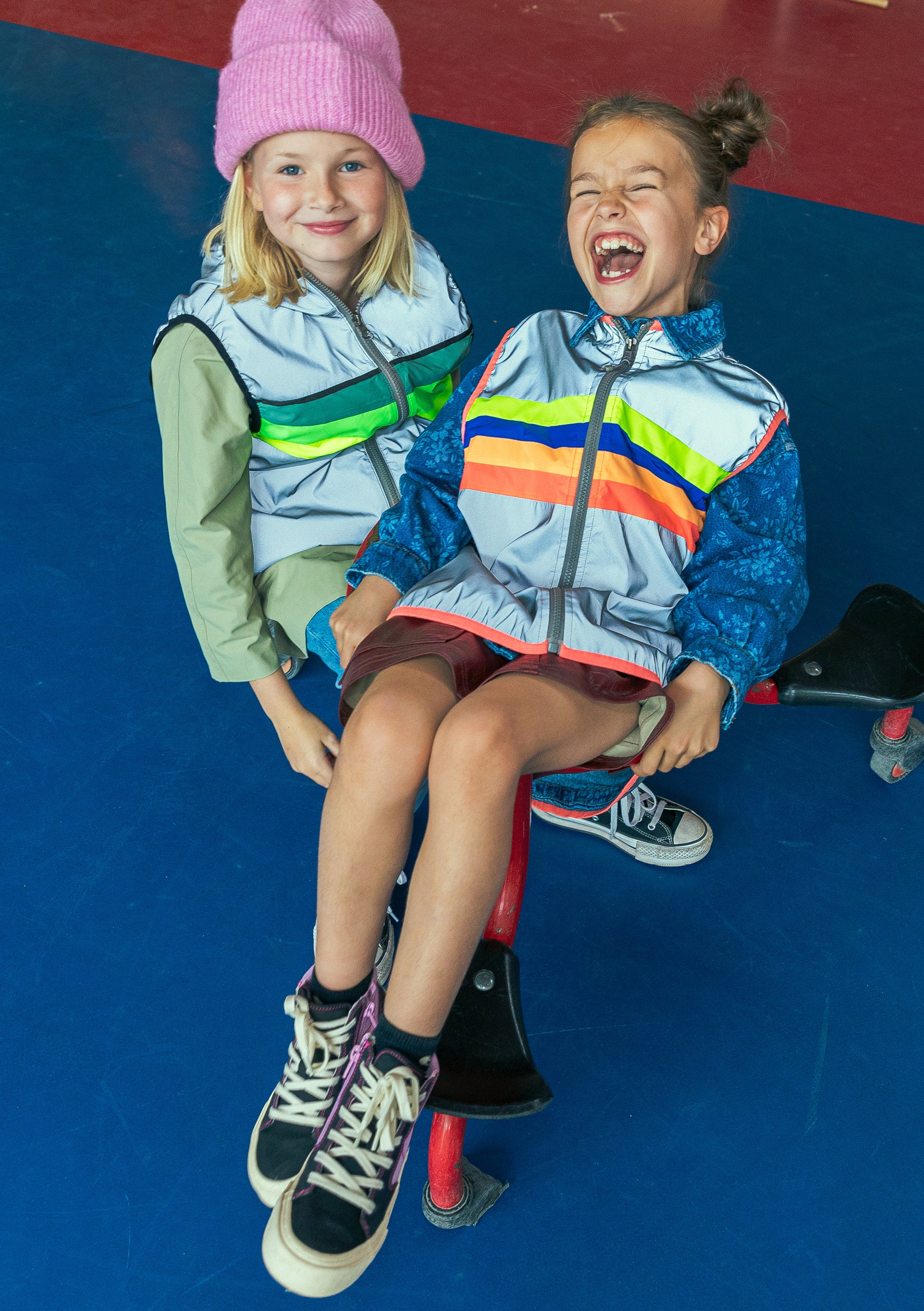 Gofluo New York  reflecterend fluohesje Kids 10 tot 12 jaar