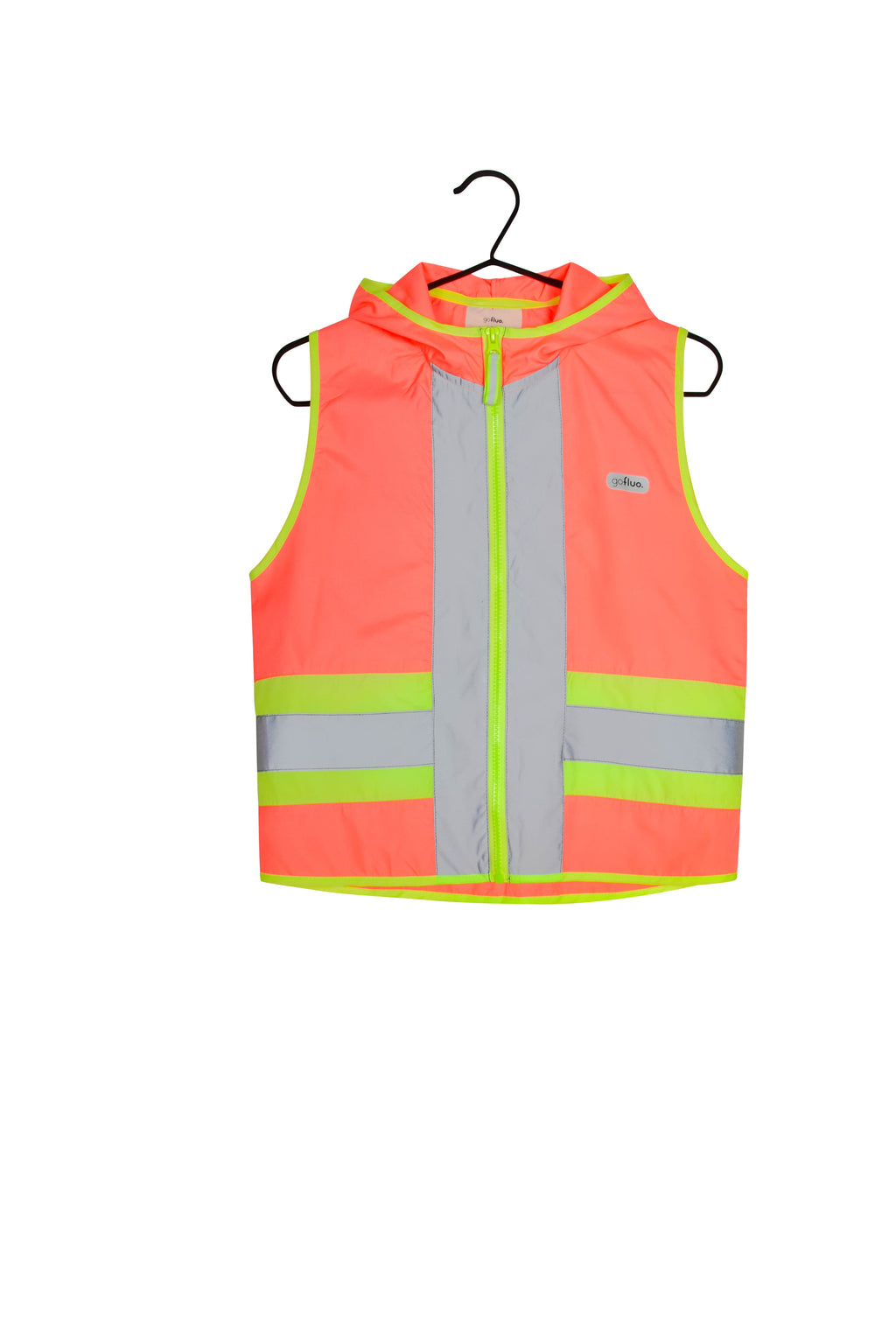 Gofluo Joy coral reflecterend fluohesje Kids 4 tot 6 jaar