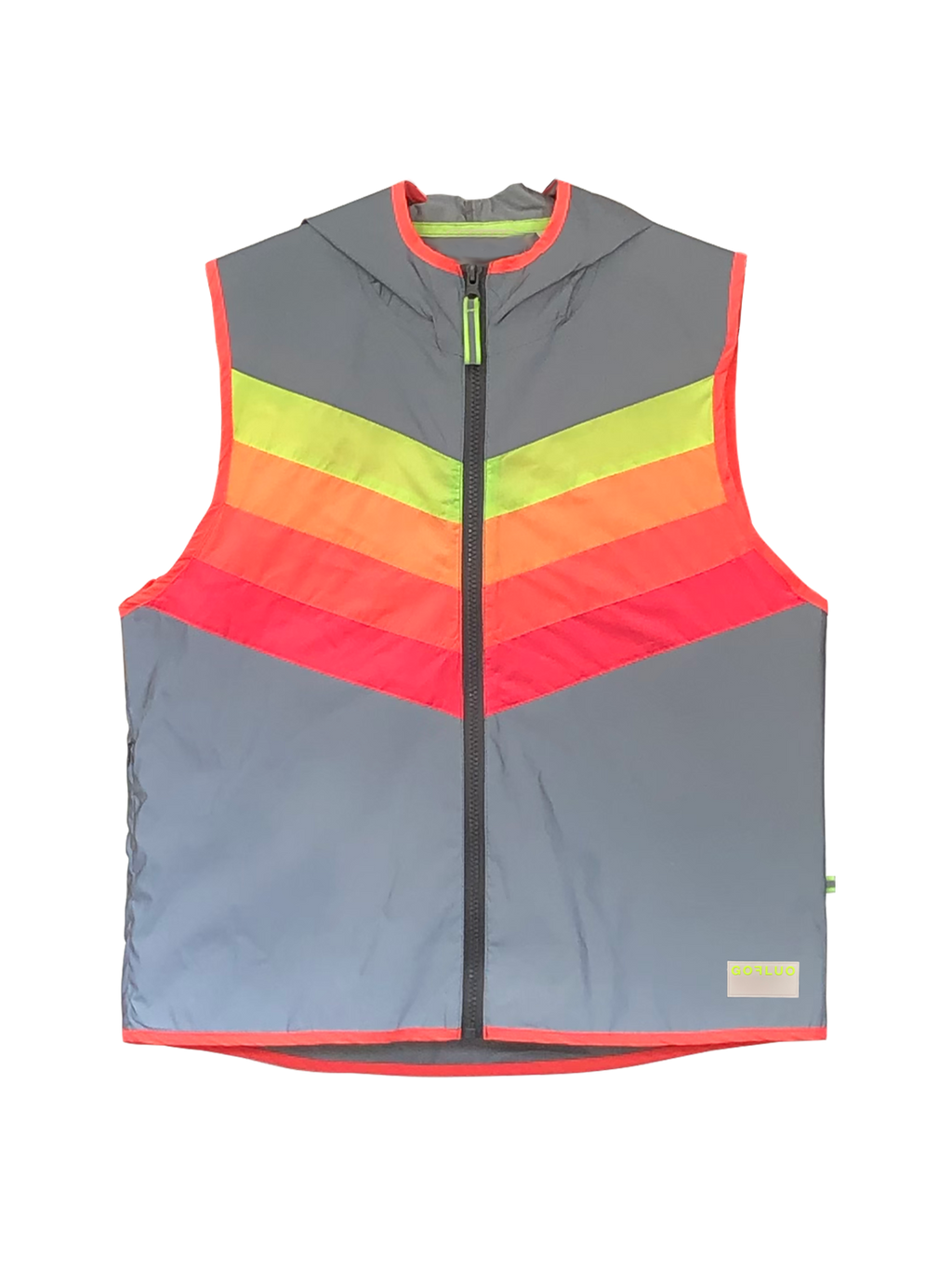 Gofluo Darkflow reflecterend fluohesje:  10 tot 12 jaar