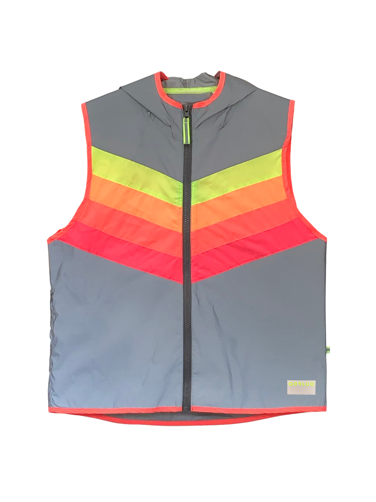 Gofluo Darkflow reflecterend fluohesje:  10 tot 12 jaar