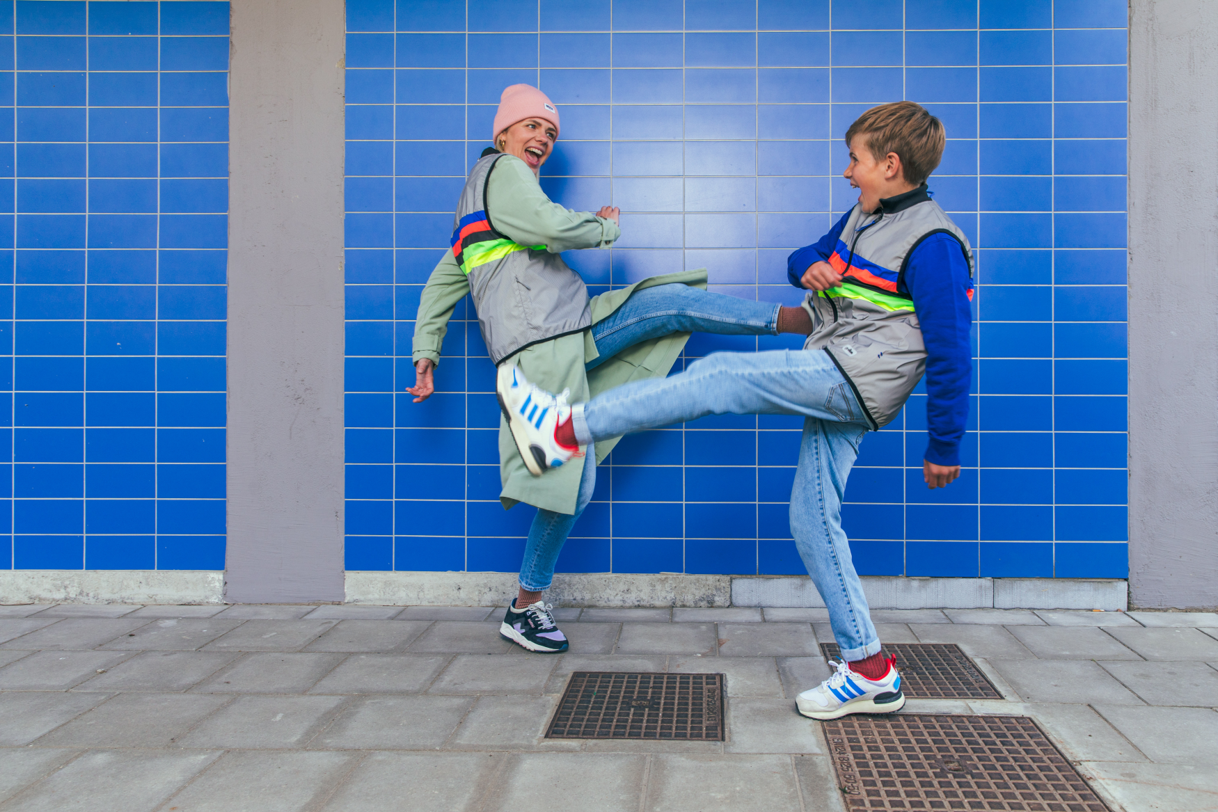 Gofluo Julian  reflecterend fluohesje kids 7 tot 9 jaar